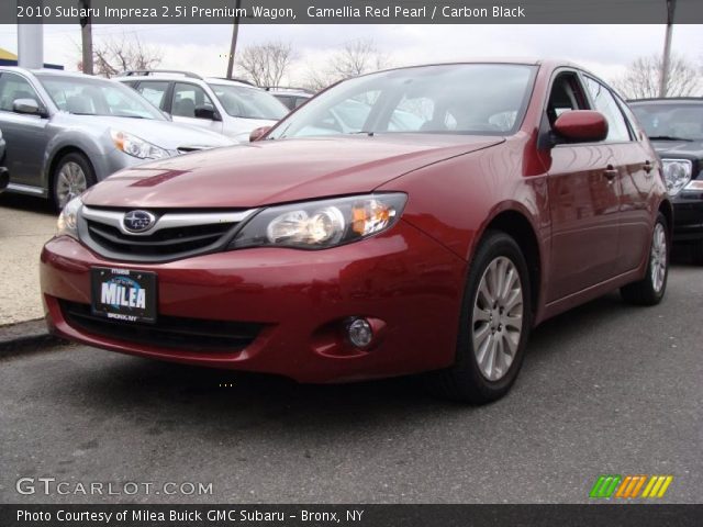 2010 Subaru Impreza 2.5i Premium Wagon in Camellia Red Pearl