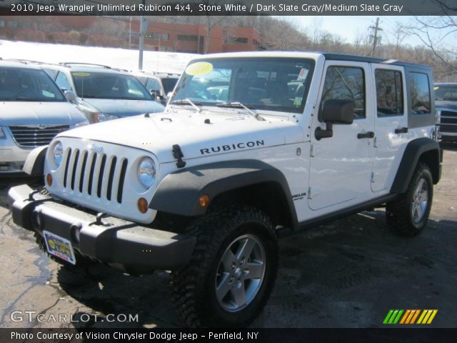 2010 Jeep Wrangler Unlimited Rubicon 4x4 in Stone White