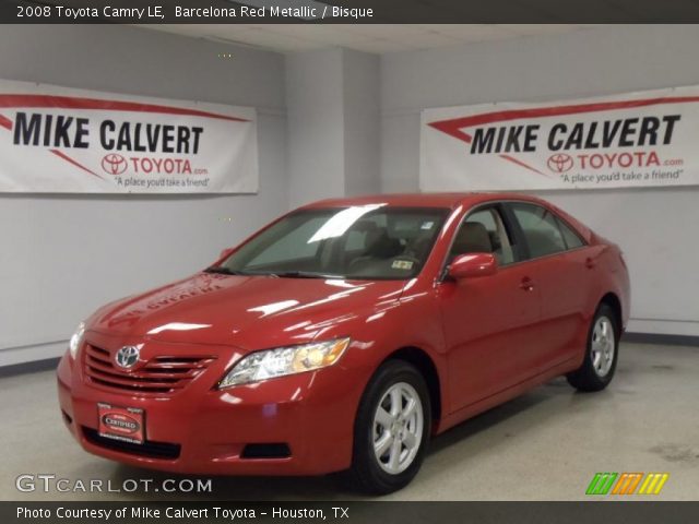 2008 Toyota Camry LE in Barcelona Red Metallic