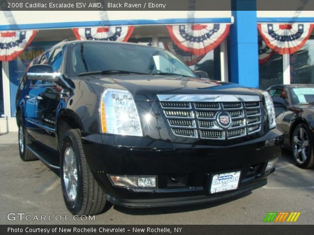 2008 Cadillac Escalade ESV AWD in Black Raven