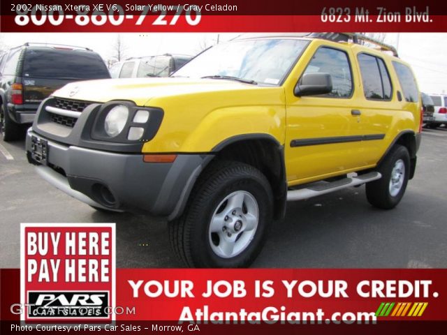 2002 Nissan Xterra XE V6 in Solar Yellow
