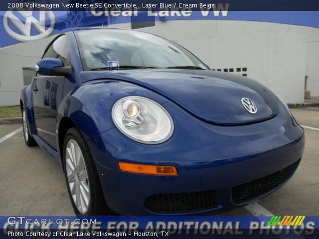 2008 Volkswagen New Beetle SE Convertible in Laser Blue