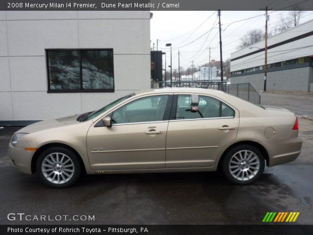 2008 Mercury Milan I4 Premier in Dune Pearl Metallic