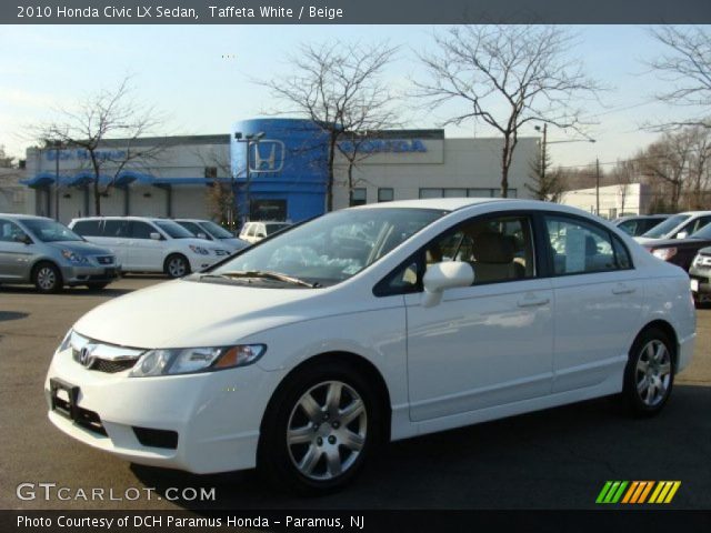 2010 Honda Civic LX Sedan in Taffeta White