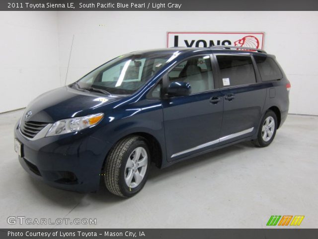 2011 Toyota Sienna LE in South Pacific Blue Pearl