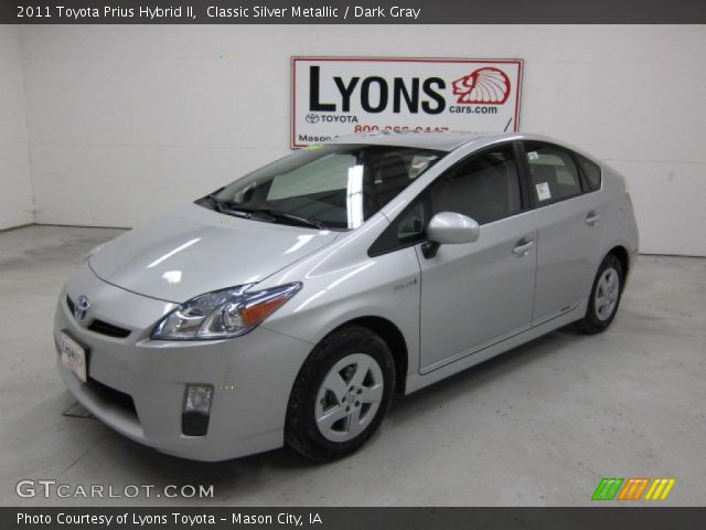 2011 Toyota Prius Hybrid II in Classic Silver Metallic