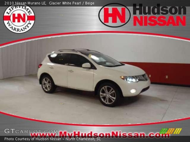 2010 Nissan Murano LE in Glacier White Pearl