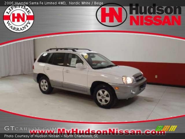 2006 Hyundai Santa Fe Limited 4WD in Nordic White