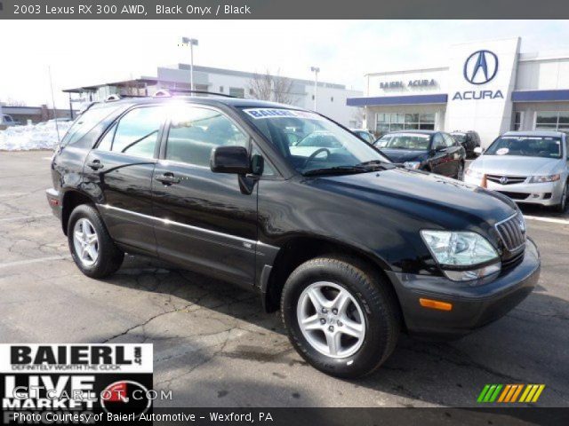 2003 Lexus RX 300 AWD in Black Onyx