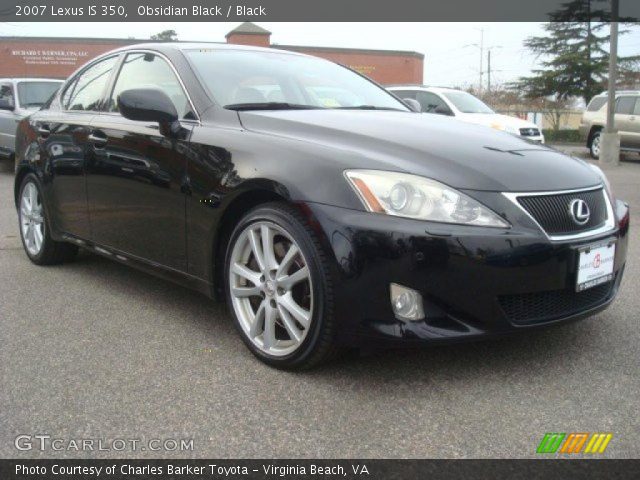 2007 Lexus IS 350 in Obsidian Black