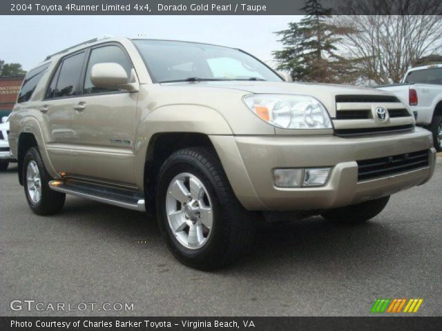 2004 Toyota 4Runner Limited 4x4 in Dorado Gold Pearl