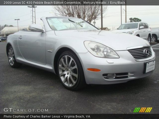 2009 Lexus SC 430 Pebble Beach Edition Convertible in Mercury Metallic