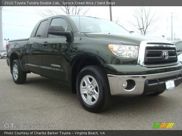 2010 Toyota Tundra Double Cab in Spruce Green Mica