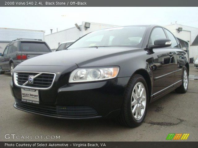 2008 Volvo S40 2.4i in Black Stone