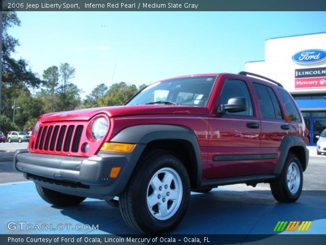 2006 Jeep Liberty Sport in Inferno Red Pearl