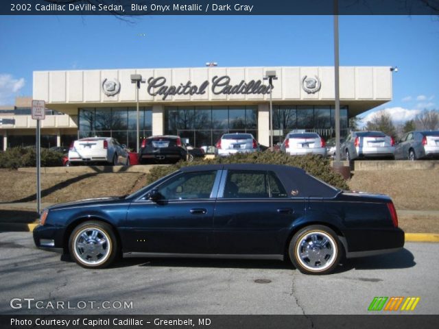 2002 Cadillac DeVille Sedan in Blue Onyx Metallic