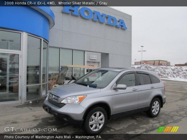 2008 Honda CR-V EX-L 4WD in Whistler Silver Metallic