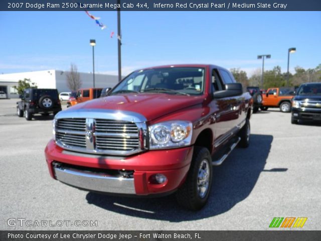 2007 Dodge Ram 2500 Laramie Mega Cab 4x4 in Inferno Red Crystal Pearl