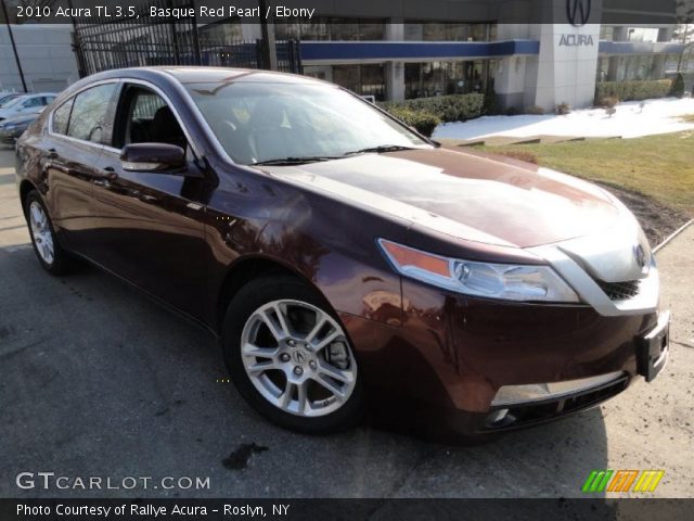 2010 Acura TL 3.5 in Basque Red Pearl