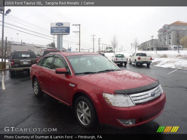 2009 Ford Taurus SEL in Sangria Red Metallic