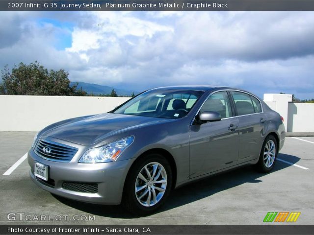 2007 Infiniti G 35 Journey Sedan in Platinum Graphite Metallic