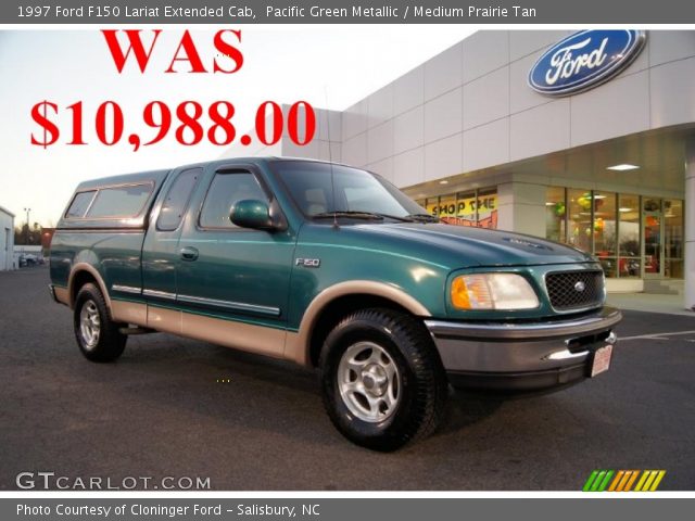 1997 Ford F150 Lariat Extended Cab in Pacific Green Metallic