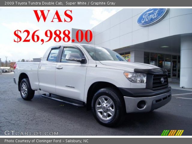 2009 Toyota Tundra Double Cab in Super White