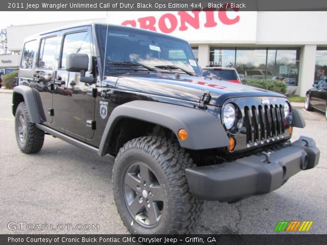 2011 Jeep Wrangler Unlimited Call of Duty: Black Ops Edition 4x4 in Black