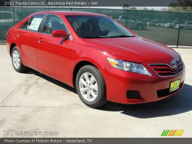 2011 Toyota Camry LE in Barcelona Red Metallic