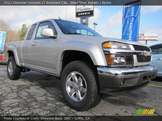2011 Chevrolet Colorado LT Extended Cab in Sheer Silver Metallic