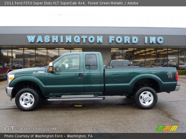 2011 Ford F350 Super Duty XLT SuperCab 4x4 in Forest Green Metallic