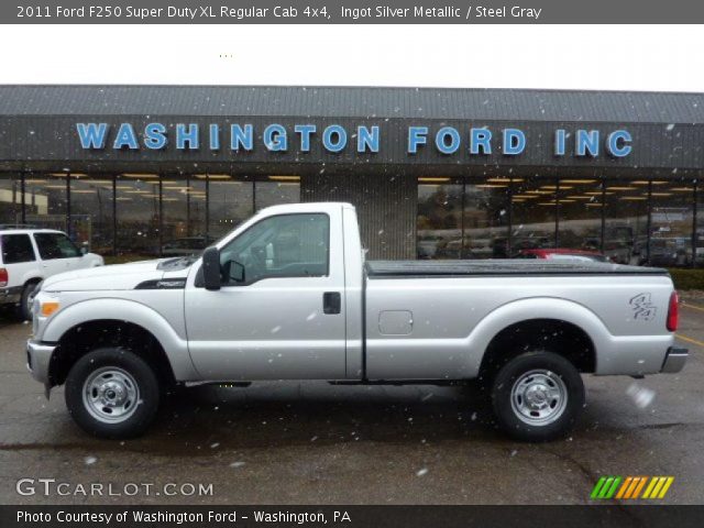 2011 Ford F250 Super Duty XL Regular Cab 4x4 in Ingot Silver Metallic