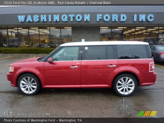 2010 Ford Flex SEL EcoBoost AWD in Red Candy Metallic