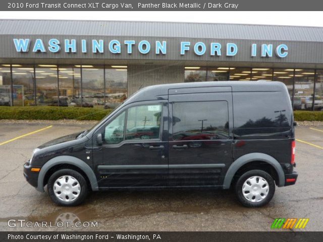 2010 Ford Transit Connect XLT Cargo Van in Panther Black Metallic