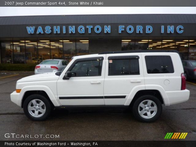 2007 Jeep Commander Sport 4x4 in Stone White