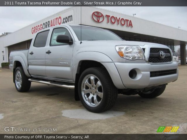 2011 Toyota Tacoma PreRunner Double Cab in Silver Streak Mica