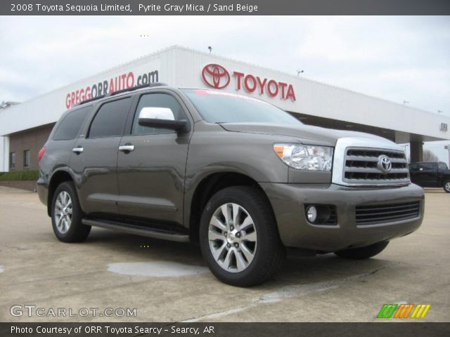 2008 Toyota Sequoia Limited in Pyrite Gray Mica