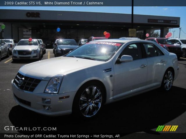 2009 Cadillac STS V6 in White Diamond Tricoat