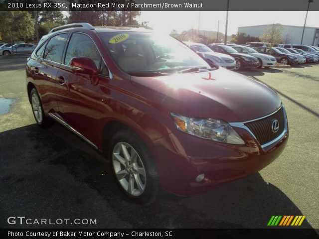 2010 Lexus RX 350 in Matador Red Mica
