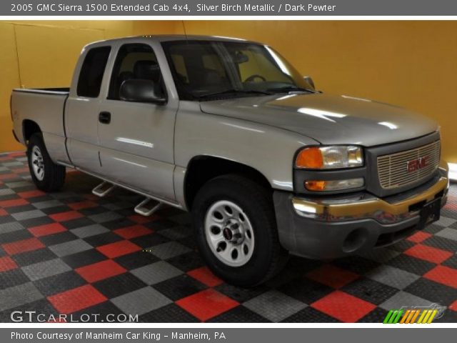 2005 GMC Sierra 1500 Extended Cab 4x4 in Silver Birch Metallic