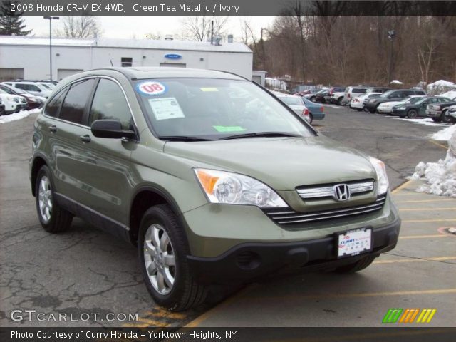 2008 Honda CR-V EX 4WD in Green Tea Metallic