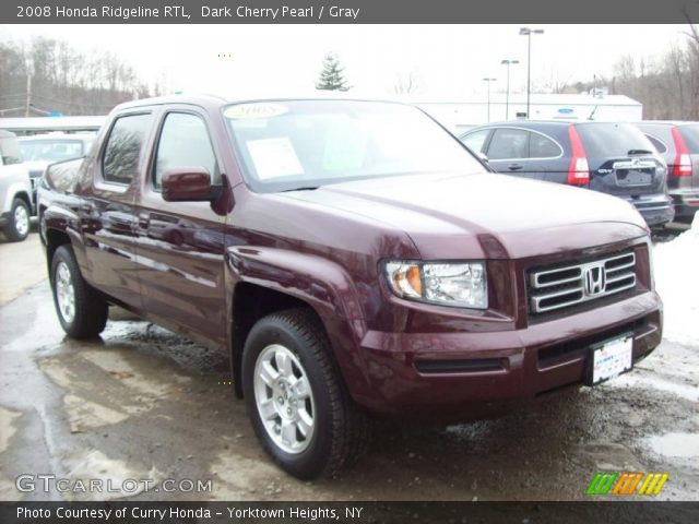 2008 Honda Ridgeline RTL in Dark Cherry Pearl