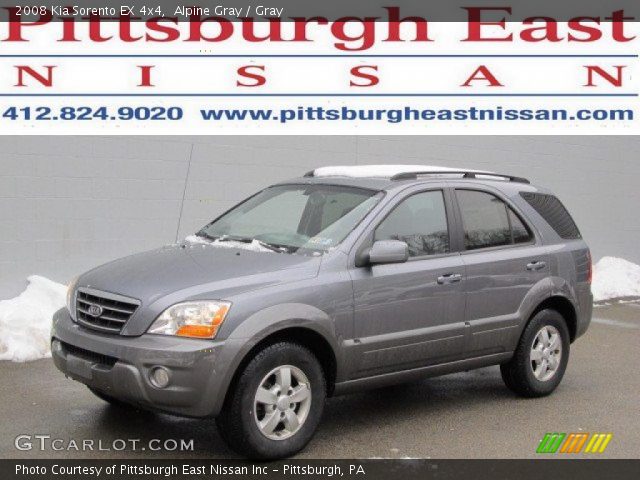 2008 Kia Sorento EX 4x4 in Alpine Gray
