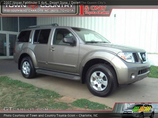 2007 Nissan Pathfinder S 4x4 in Desert Stone
