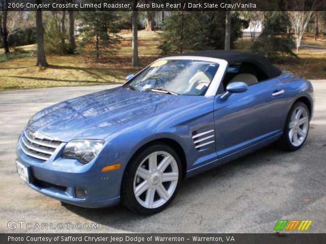 2006 Chrysler Crossfire Limited Roadster in Aero Blue Pearl
