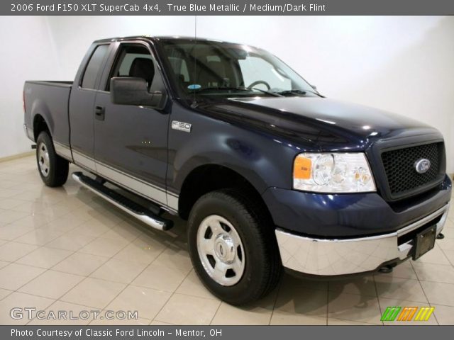 2006 Ford F150 XLT SuperCab 4x4 in True Blue Metallic