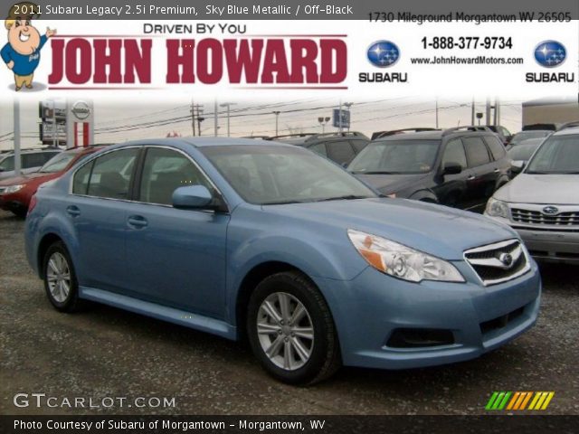 2011 Subaru Legacy 2.5i Premium in Sky Blue Metallic