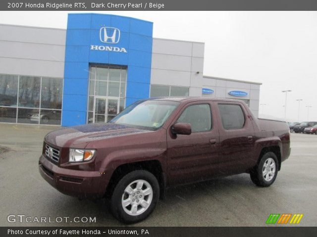 2007 Honda Ridgeline RTS in Dark Cherry Pearl