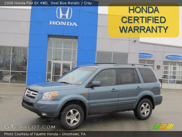 2008 Honda Pilot EX 4WD in Steel Blue Metallic