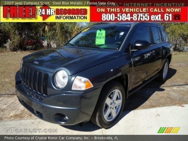 2007 Jeep Compass Sport in Steel Blue Metallic